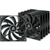 ARCTIC F12 Value Pack (Black) - ARCTIC F12 Case Fan - 120mm case fan low noise - Pack of 5pcs (ACFAN00248A)
