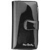Čierna dámska kožená peňaženka Pierre Cardin 9,5 × 17 cm