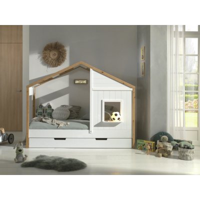 Vipack masiv Babs white natural s prístelkou II