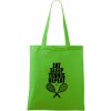 Eat sleep tennis - Taška bavlnená - 42 x 38 cm ( Apple Green )