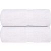 Súprava uterákov VidaXL 136645 30x50 cm, biela, 2 ks