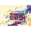 Ceduľa Retro Radio Vintage style 30cm x 20cm Plechová tabuľa