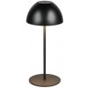 TRIO Reality R55601132 ORTIZ dotyková stolná lampička v200mm SMD LED 2W/150lm 3000K IP44 čierna matná, ON/OFF