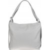 NovaKabelka.sk Sofia Grigia Chiaro kožená talianska kabelka sivá