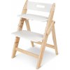 Vysoká stolička z prírodného dreva ABC DESIGN Yippy Trunk Moji 2024 cotton Moji