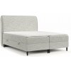 Svetlosivá boxspring posteľ s úložným priestorom 180x200 cm Melba – Maison de Rêve