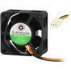 JING DA FAN Ventilátor do PC 40x20mm 12V s guličkovým ložiskom 3-pin