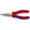 KNIPEX KNIPEX 25 02 160 Polguľaté bočné cvikacie kliešte 160mm, multikomponentné rukoväťe, čierne atramentované