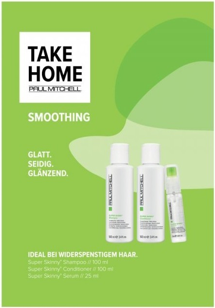 Paul Mitchell Smoothing Take Home šampon 100 ml + kondicionér 100 ml + sérum 25 ml darčeková sada