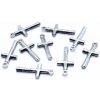 Pro Háčkování Přívěsek kříž 17 x 8 mm