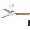 FARO Barcelona FARO 33603DC - Stropný ventilátor MINI MALLORCA S hnedá/biela pr. 106 cm + DO FA33603DC + záruka 3 roky zadarmo