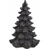 Vianočný stromček 25 cm, čierny