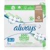 Always Cotton Protection Night vložky bez parfumácie 8 ks