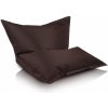 EF2039 Ecopuf Sedací vankúš Ecopuf - PILLOW M polyester NC15 - Tmavo hnedá