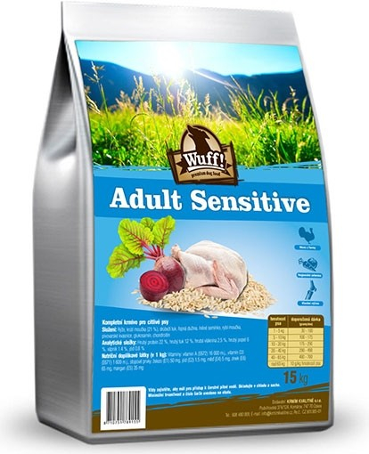 Wuff! Adult Sensitive 15 kg