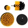 Sada kartáčov nylonových 4-dielna, upínacia stopka 6-HRAN, XL-TOOLS