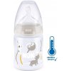 Dojčenská fľaša NUK First Choice Temperature Control 150 ml beige Farba: Béžová