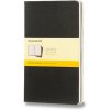 Zošity Moleskine Cahier, L, štvorčekované, 3 ks - čierne