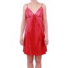 Nočná zvodná košieľka FOLLIE Intimo Mandy S tmavo červená veľkosť S