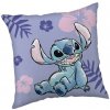 JERRY FABRICS Mikroplyšový vankúšik Lilo and Stitch Polyester, 40/40 cm