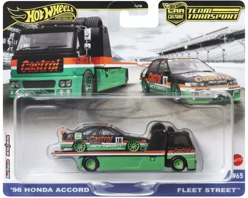 Hot Wheels Premium Car Culture Team Transport 96 Honda Accord