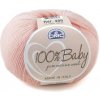 Priadza 100% BABY 50g, ružová - odtieň 041