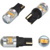 Autožiarovka LED T10 12/24V CARCLEVER 952034cbora 6LED/CSP CAN-Bus oranžová 2ks