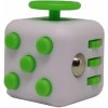 Fidget Cube antistresová kocka Bílo zelená