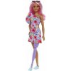 Barbie Modelka 189 Kvetinové šaty na jedno rameno