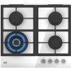 Plynová varná doska Beko HILW 64225 SW, WOK horák, 60 cm