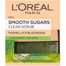 L'Oréal Smooth Sugars Clear Scrub jemný čisticí cukrový peeling 50 ml