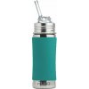 Nerezová fľaša na pitie Pura so slamkou 325 ml - Mint