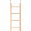 TRIXIE Drevený rebrík 4 priečky, 20 cm