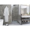 FORTE Sprchové dvere ESSENCE N1B Farba rámu - Hliník ossidato, Rozmer A - 75 cm, Výplň - Číre bezpečnostné sklo - 6 mm BEN1B11A1