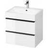Cersanit VIRGO umývadlová skrinka 80 white/black (S522-025)