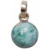 Nefertitis Larimar prívesok striebro Ag 925 č. 10 NF59267 - 1 cm, 1,3 g