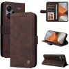 Peňaženkové puzdro Life Tree na Xiaomi Redmi Note 13 Pro+ - Hnedá