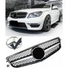 Športová maska Mercedes W204 S204 C C63 čierna lesklá -...