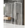 New Trendy Prime White sprchovací kút 100x100 cm obdĺžniková biela matné/priehľadné sklo K-1075