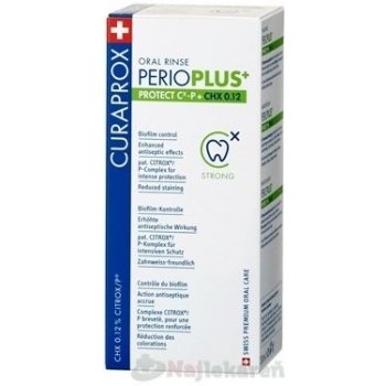 Curaprox Perio Plus+ PROTECT CHX 0,12% ústna voda s chlórhexidínu a citroxom 200 ml