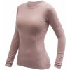 SENSOR MERINO AIR dámske tričko dl.rukáv dusty pink