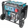 HERON 8896235 Elektrocentrála invertorová rámová 3F, 9kW, diaľkové ovládanie, podvozok