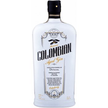 Dictador Colombian Ortodoxy Aged White Gin 43% 0,7 l (čistá fľaša)