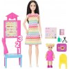 Barbie Herní set povolání Učitelka tmavovláska