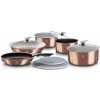 Súprava hrncov Berlinger Haus Rose Gold hliníková 12 ks