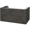 Dreja Doplnková skrinka pod dosku DSD SZZ2 80 (výška 40 cm) - D16 Tmavý betón / D16 Tmavý betón