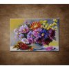 Obraz - Olejomaľba - Farebné lúčne kvety 90x60cm