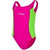 Aqua-Speed Luna dievčenské plavky ružová-zelená - 122