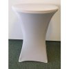 Elastický poťah pre barový stôl ⌀80cm - VIAC FARIEB farba Biela