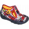 Befado detské papuče Sponky viacfarebné veľkosť 18